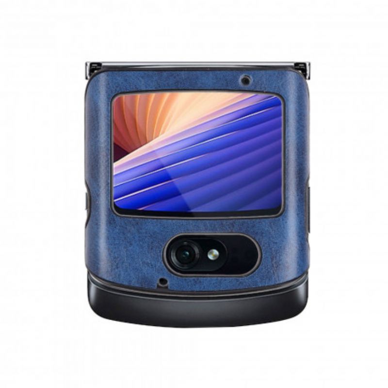 Deksel Motorola Razr 5g Kunstskinnsøm