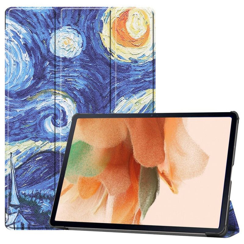 Smart Etui Samsung Galaxy Tab S7 Fe Starry Night Penneholder