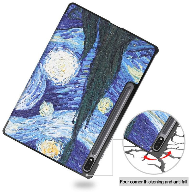 Smart Etui Samsung Galaxy Tab S7 Fe Starry Night Penneholder