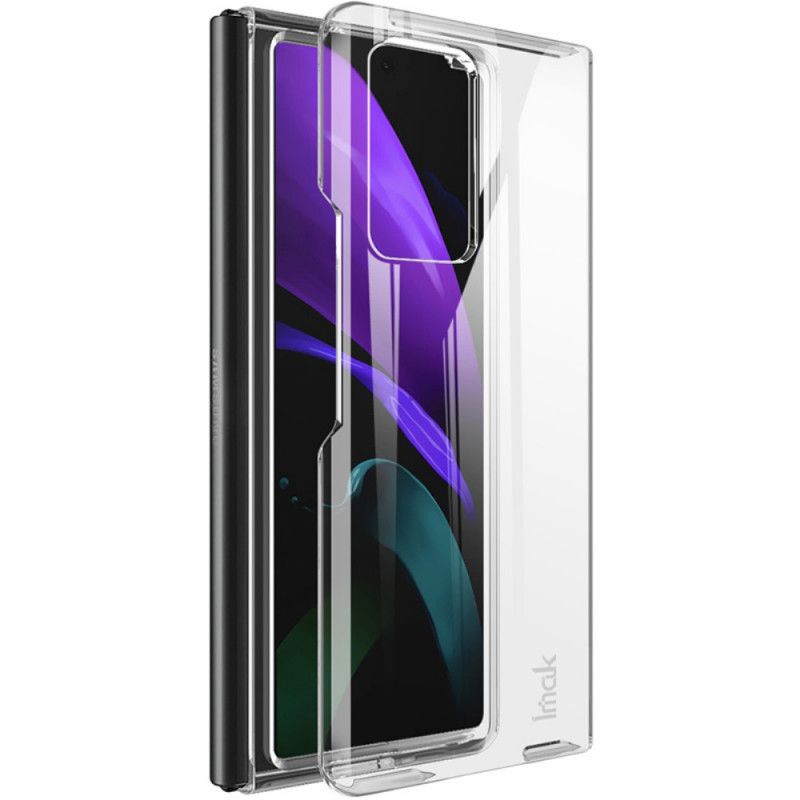 Deksel Samsung Galaxy Z Fold 2 Gjennomsiktig Imak Beskyttelse