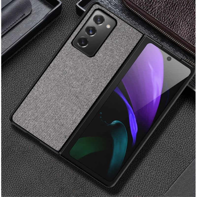 Deksel Samsung Galaxy Z Fold 2 Svart Stoffhybrid