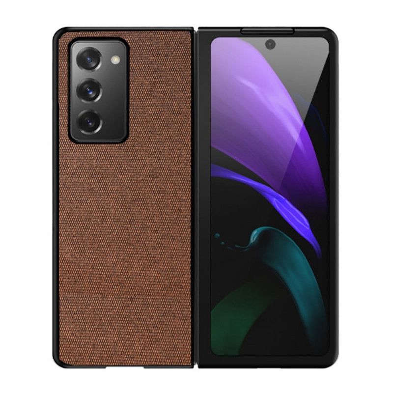 Deksel Samsung Galaxy Z Fold 2 Svart Stoffhybrid