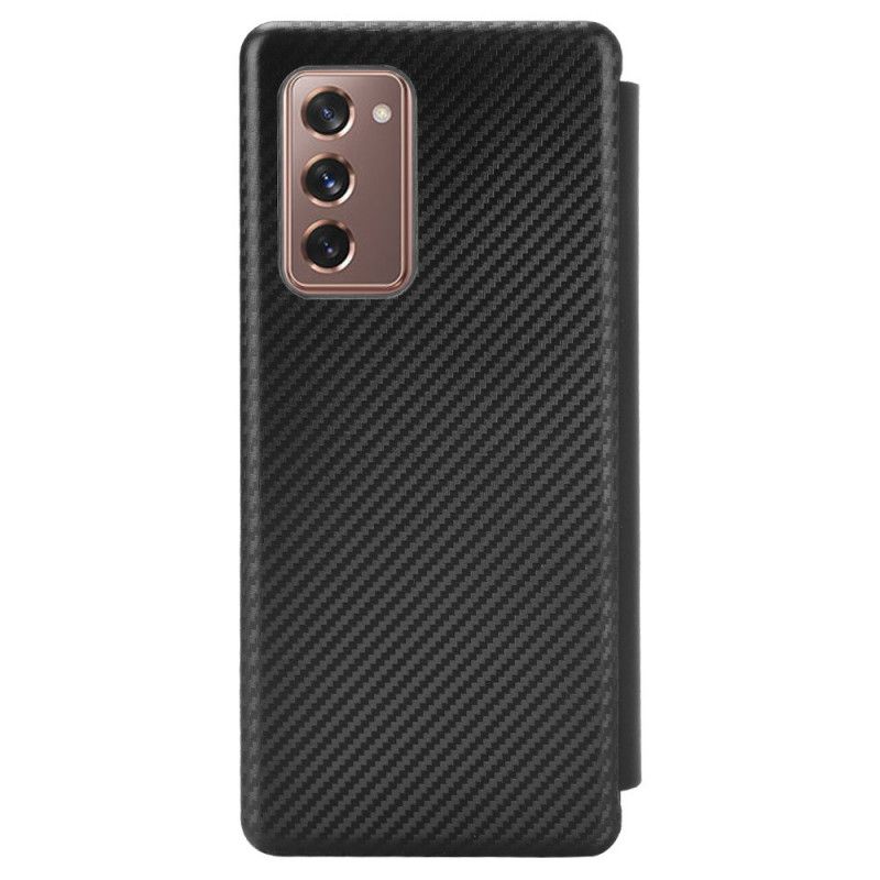 Etui for Samsung Galaxy Z Fold 2 Svart Karbonfiber