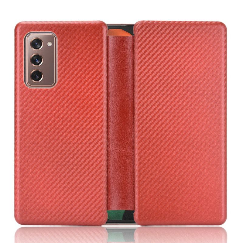 Etui for Samsung Galaxy Z Fold 2 Svart Karbonfiber