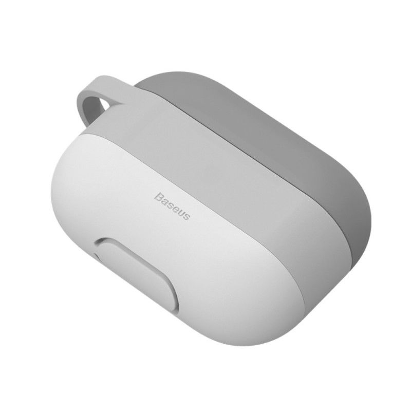 Deksel AirPods Pro Grå Skystil Med Baseus Karabinkrok Anti-fall