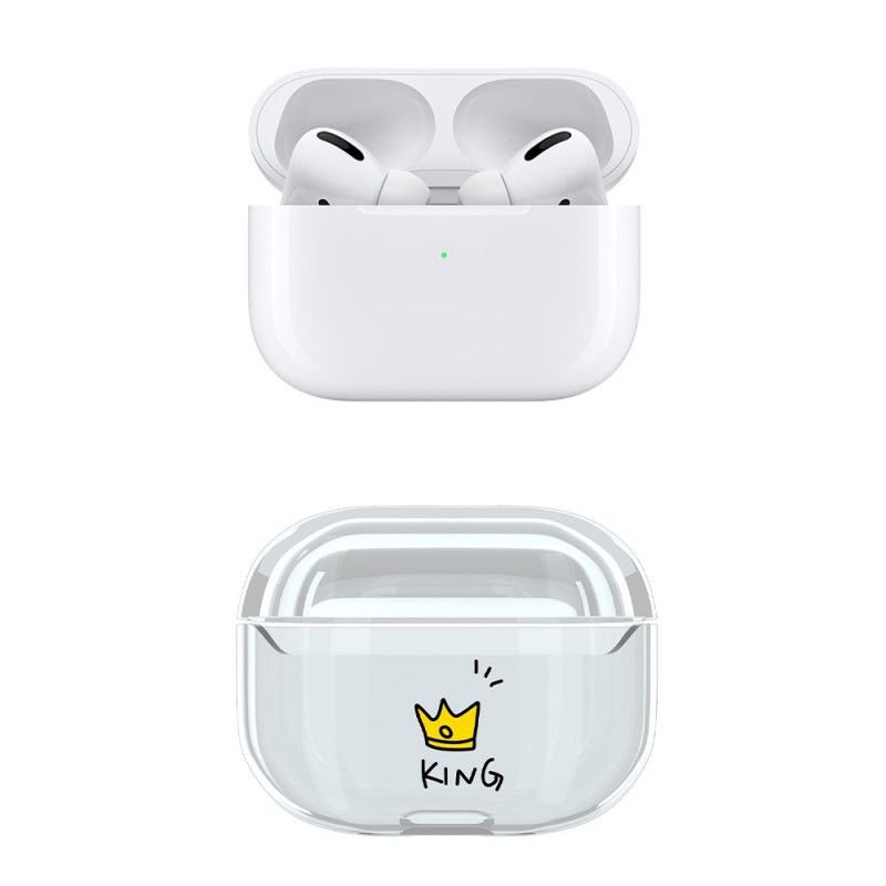 Deksel AirPods Pro Hvit Dronning Og Konge