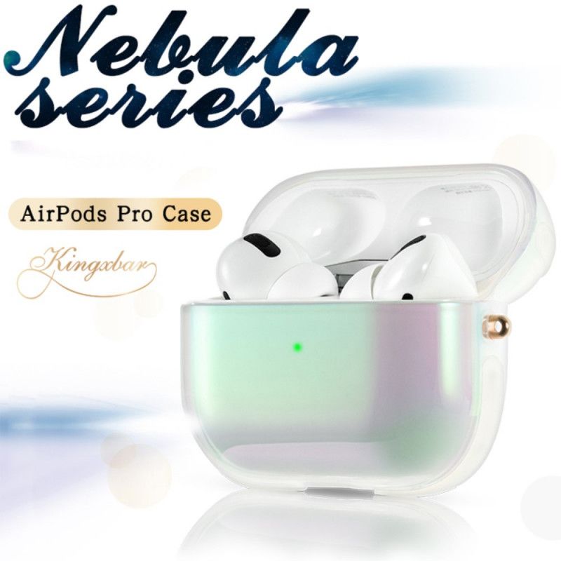 Deksel AirPods Pro Hvit Mobildeksel Tåkeserie Kingxbar Tåkeserie