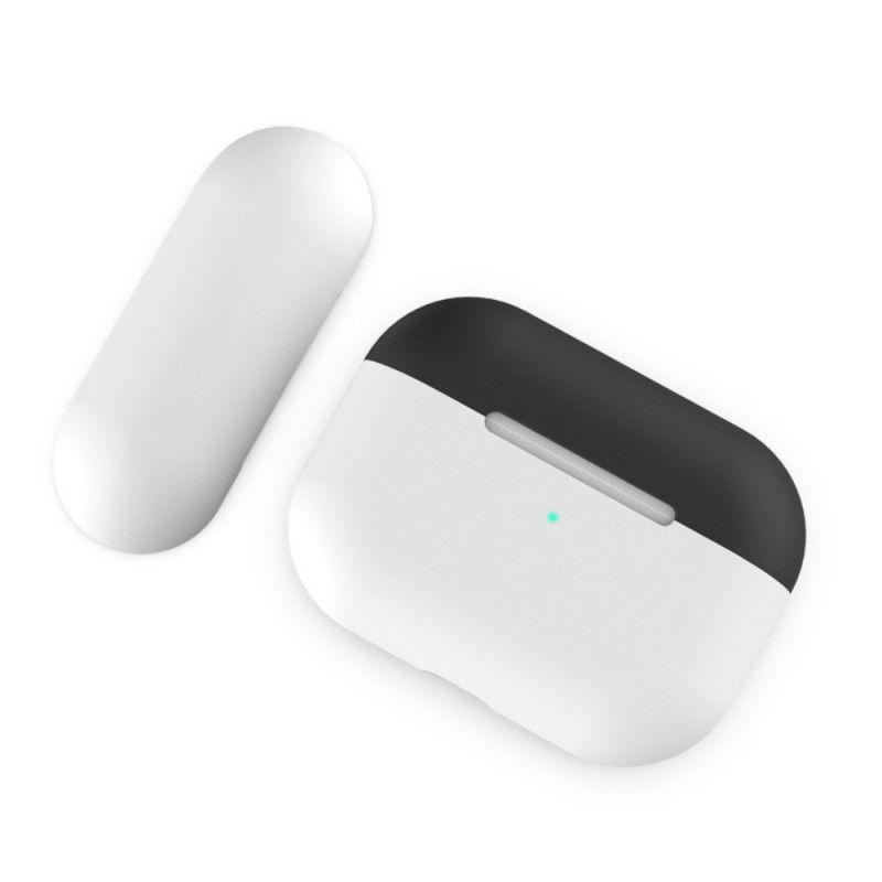 Deksel AirPods Pro Hvit Tofarget Silikon