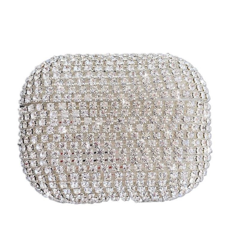 Deksel AirPods Pro Sølv Rhinestone Anti-fall