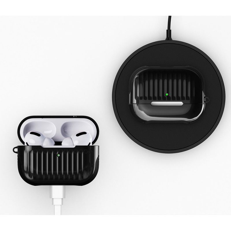 Deksel AirPods Pro Svart Mobildeksel Blank Hybriddesign