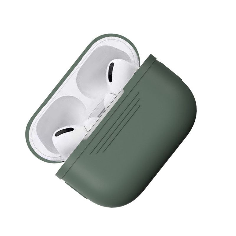 Deksel AirPods Pro Svart Mobildeksel Enkelt Fleksibelt Silikon