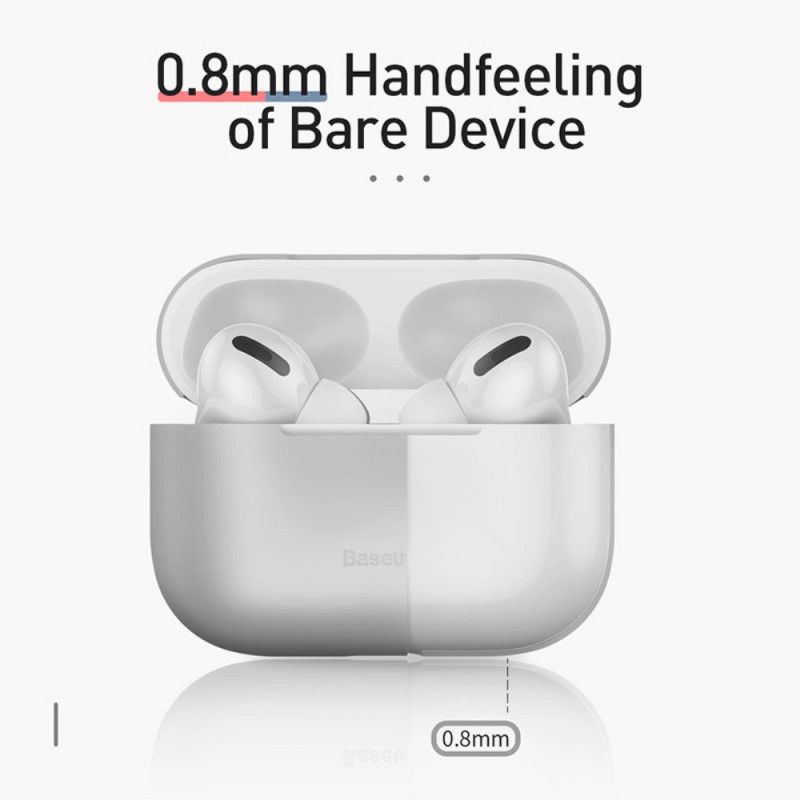 Deksel AirPods Pro Svart Silikonegelbase