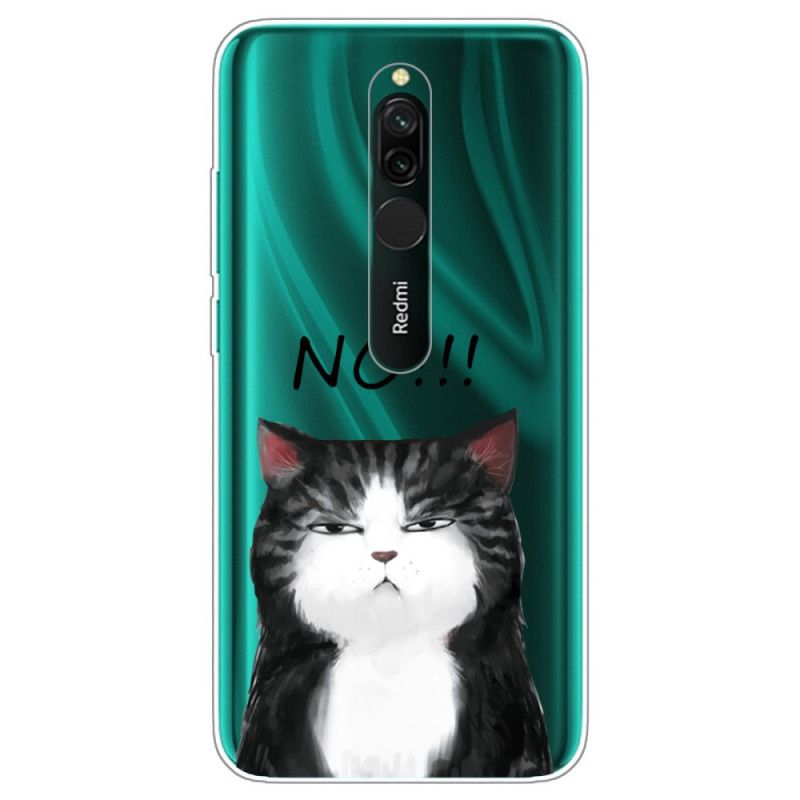 Deksel for Xiaomi Redmi 8 Katten Som Sier Nei