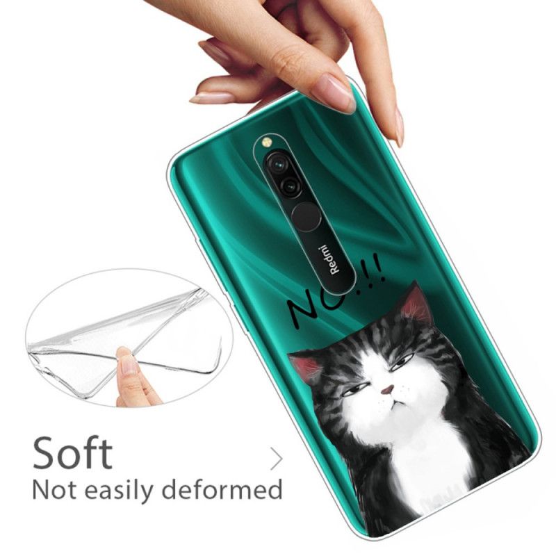 Deksel for Xiaomi Redmi 8 Katten Som Sier Nei