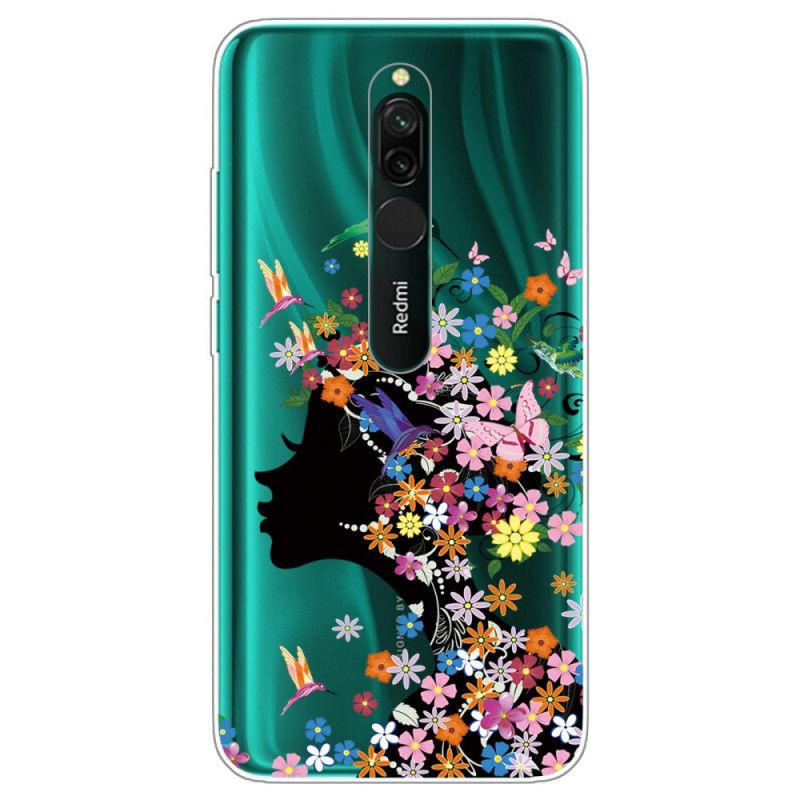 Deksel for Xiaomi Redmi 8 Pent Blomsterhode