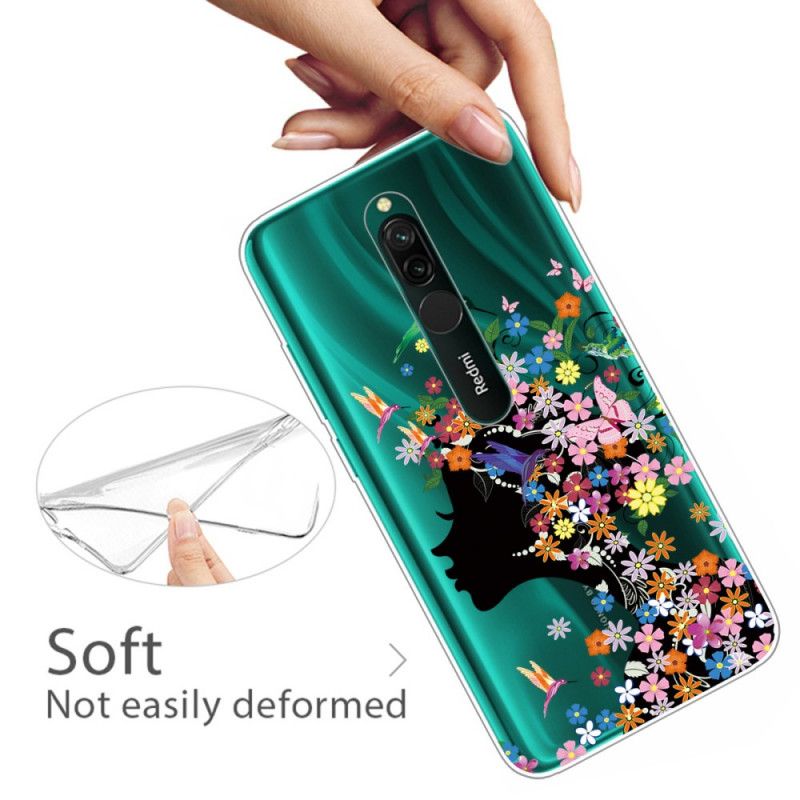 Deksel for Xiaomi Redmi 8 Pent Blomsterhode