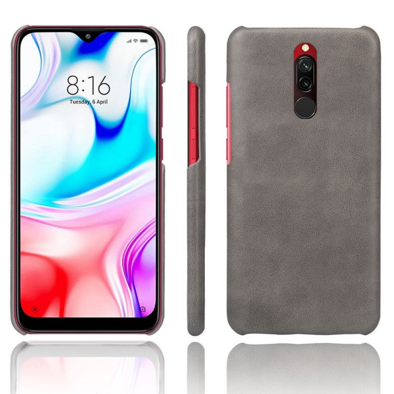 Deksel for Xiaomi Redmi 8 Rød Ksq Skinneffekt