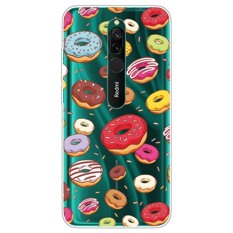 Deksel Xiaomi Redmi 8 Mobildeksel Kjærlighetsdoughnuts