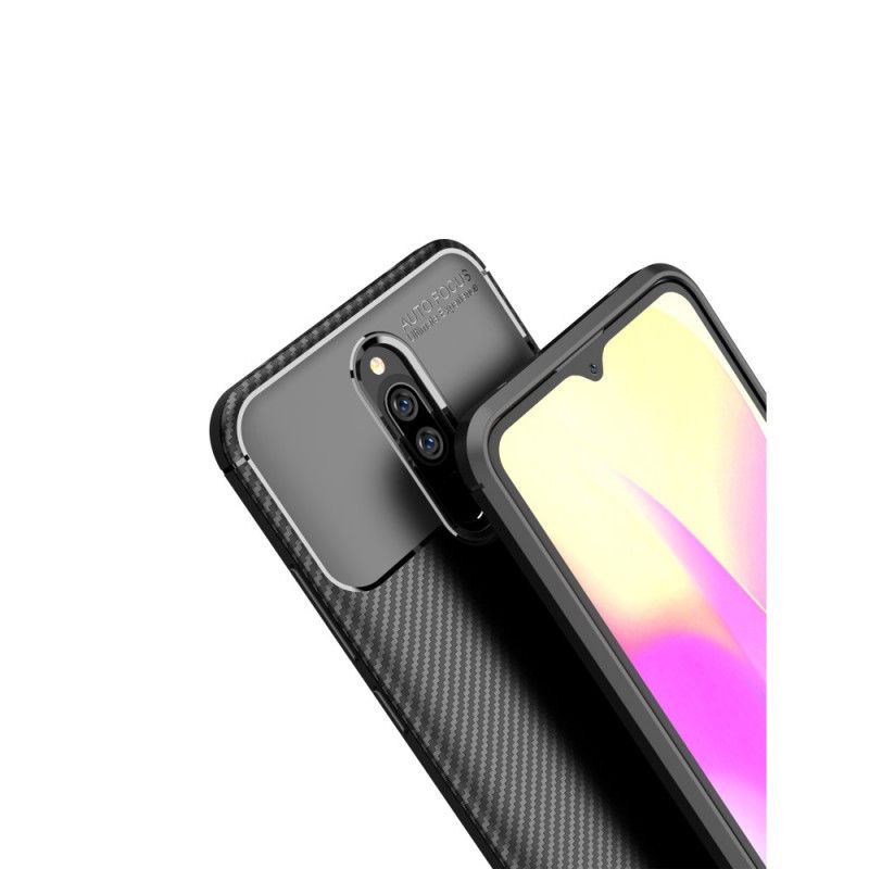 Deksel Xiaomi Redmi 8 Svart Fleksibel Karbonfiber