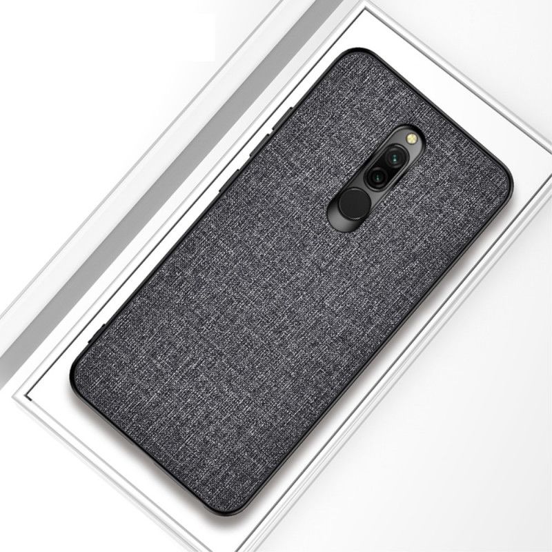 Deksel Xiaomi Redmi 8 Svart Hybrid Stoffdesign