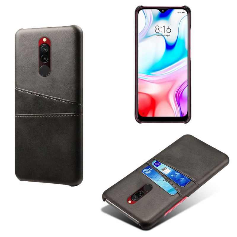 Deksel Xiaomi Redmi 8 Svart Kortholder