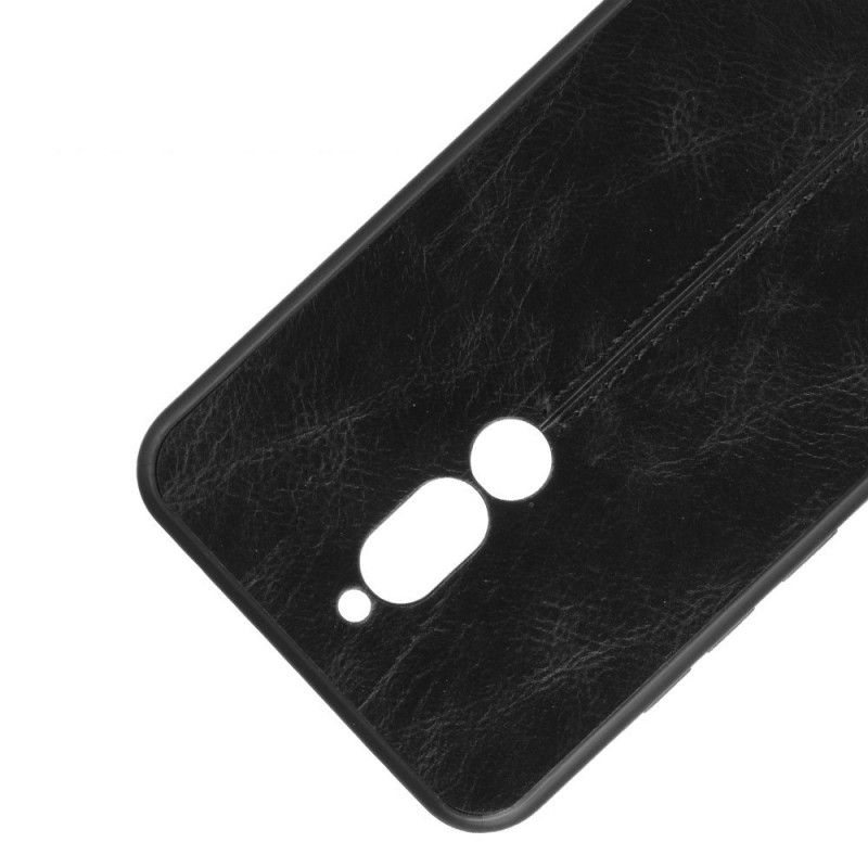 Deksel Xiaomi Redmi 8 Svart Sydd Skinneffekt