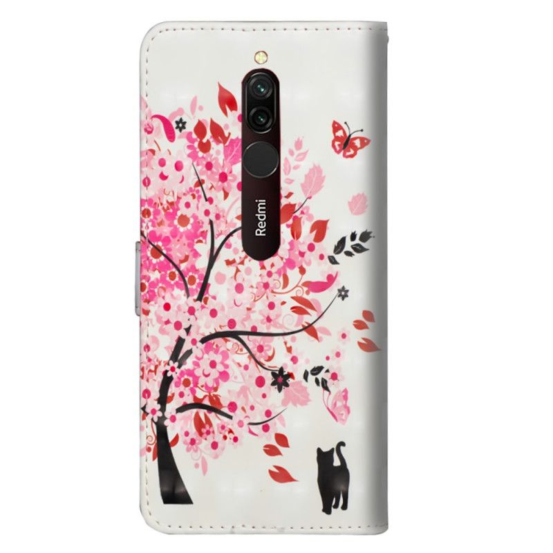 Folio Deksel for Xiaomi Redmi 8 Rosa Tre