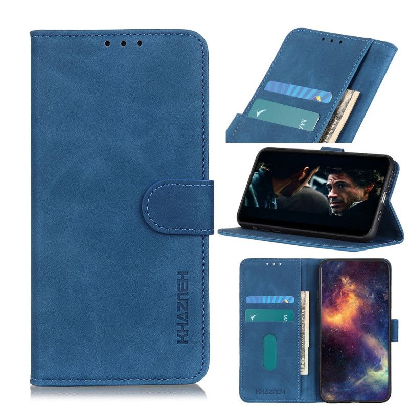 Folio Deksel for Xiaomi Redmi 8 Svart Vintage Khazneh Skinneffekt Matt