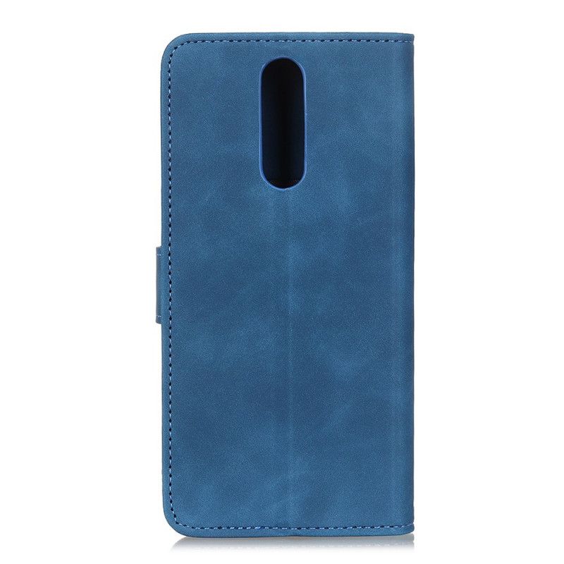 Folio Deksel for Xiaomi Redmi 8 Svart Vintage Khazneh Skinneffekt Matt