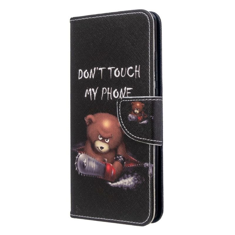 Lærdeksel Folio Deksel Xiaomi Redmi 8 Mobildeksel Farlig Bjørn