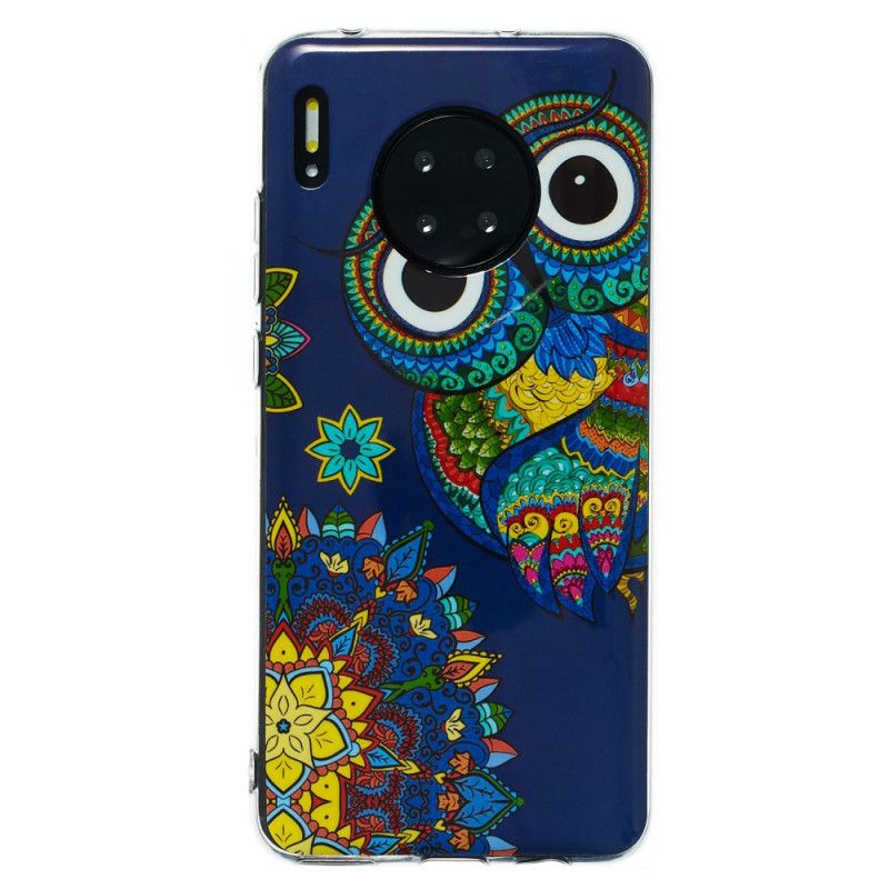 Deksel for Huawei Mate 30 Fluorescerende Mandalaugle