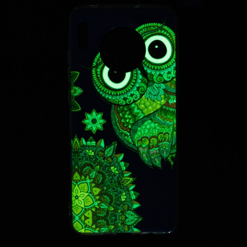 Deksel for Huawei Mate 30 Fluorescerende Mandalaugle