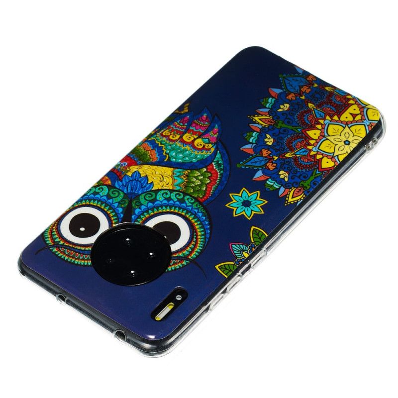 Deksel for Huawei Mate 30 Fluorescerende Mandalaugle