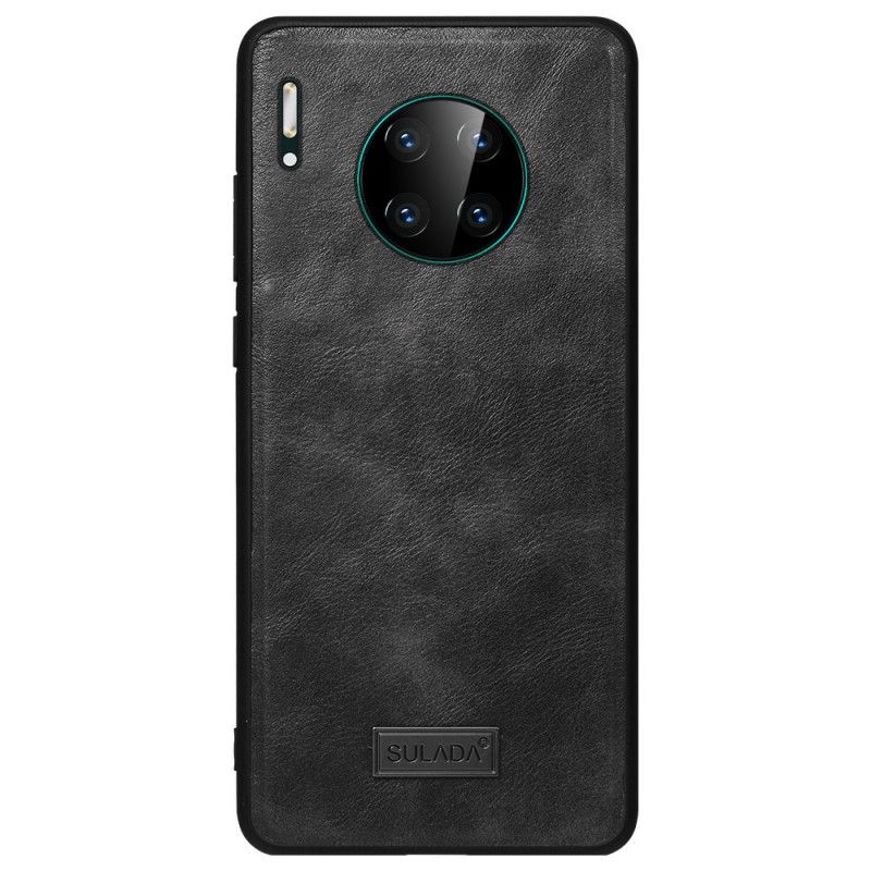 Deksel for Huawei Mate 30 Svart Skinneffekt Sulada