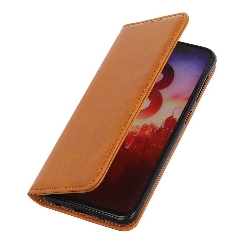 Folio Deksel Huawei Mate 30 Svart Delt Skinn