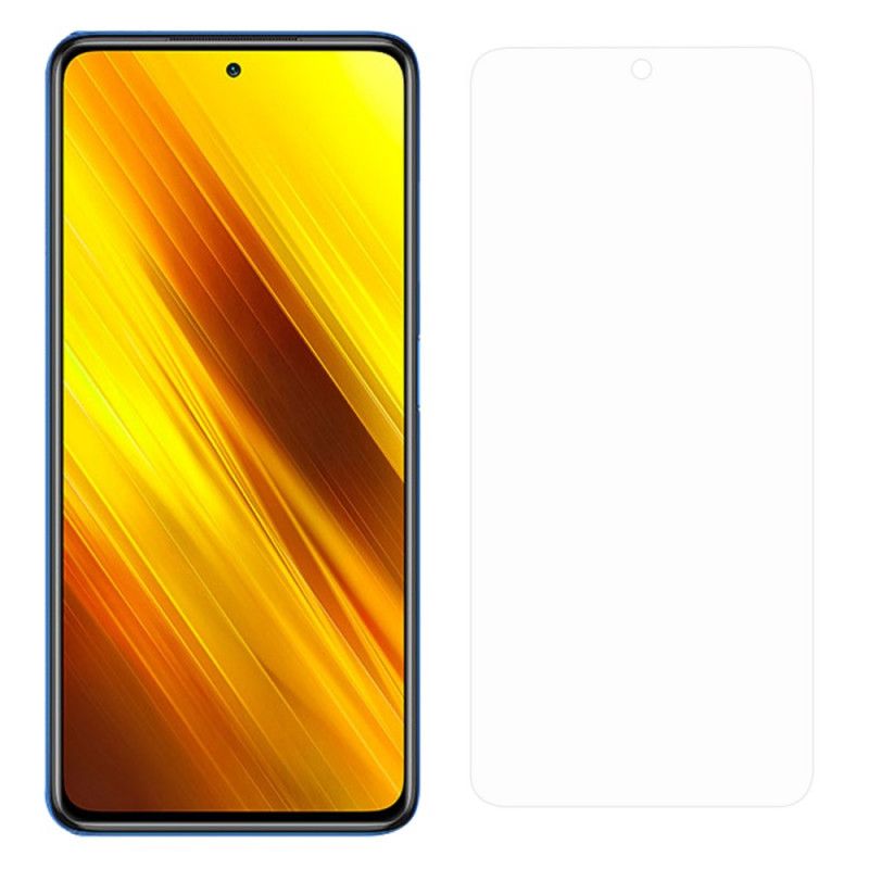 Buekantbeskyttet Herdet Glassbeskyttelse For Xiaomi Poco X3 Skjerm