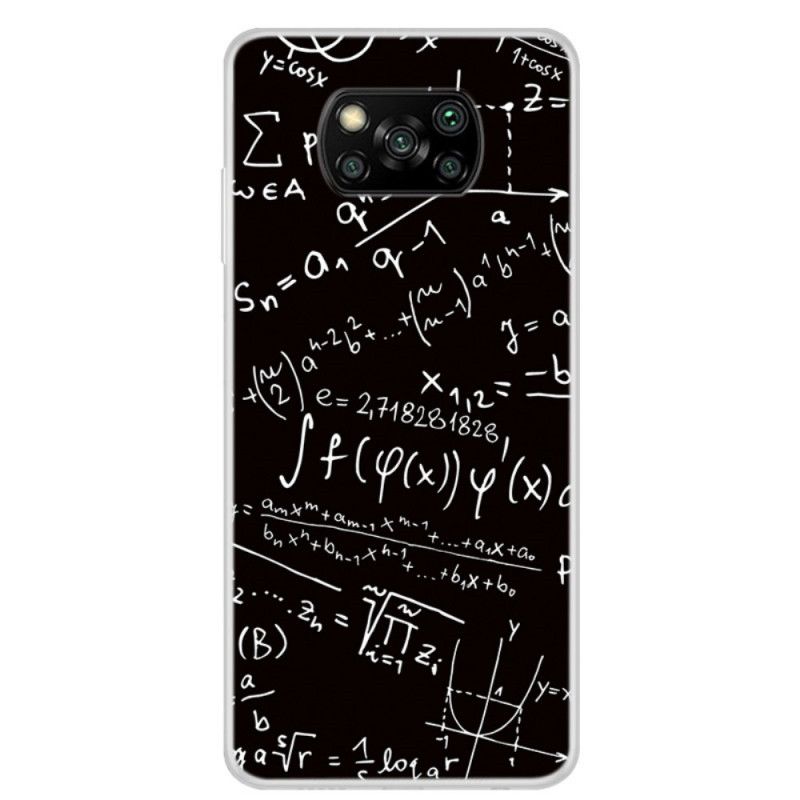 Deksel for Xiaomi Poco X3 Matematikk