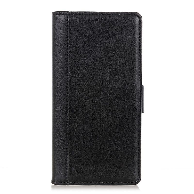 Folio Deksel for Xiaomi Poco X3 Svart Skinnstil