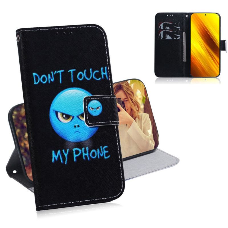 Folio Deksel Xiaomi Poco X3 Emoji-Telefon