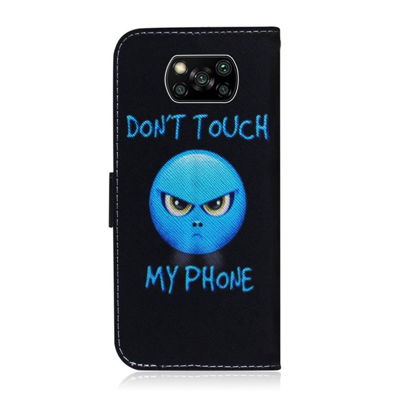 Folio Deksel Xiaomi Poco X3 Emoji-Telefon