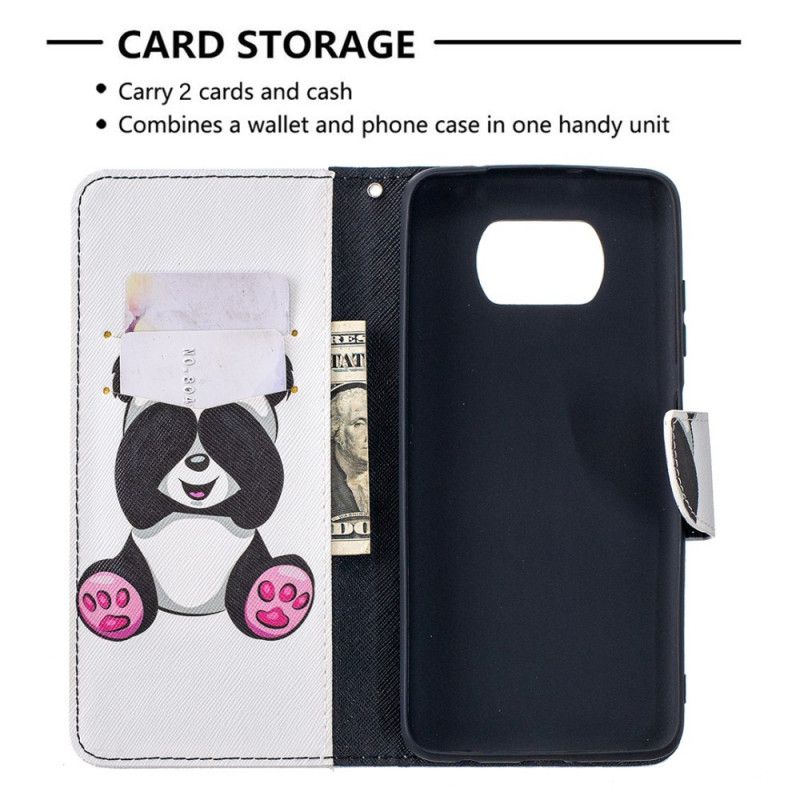 Folio Deksel Xiaomi Poco X3 Morsom Panda