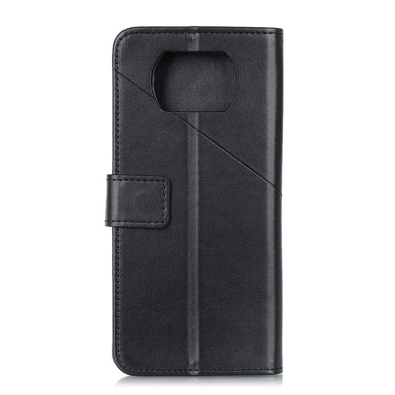 Folio Deksel Xiaomi Poco X3 Svart Nagle X Design Anti-fall