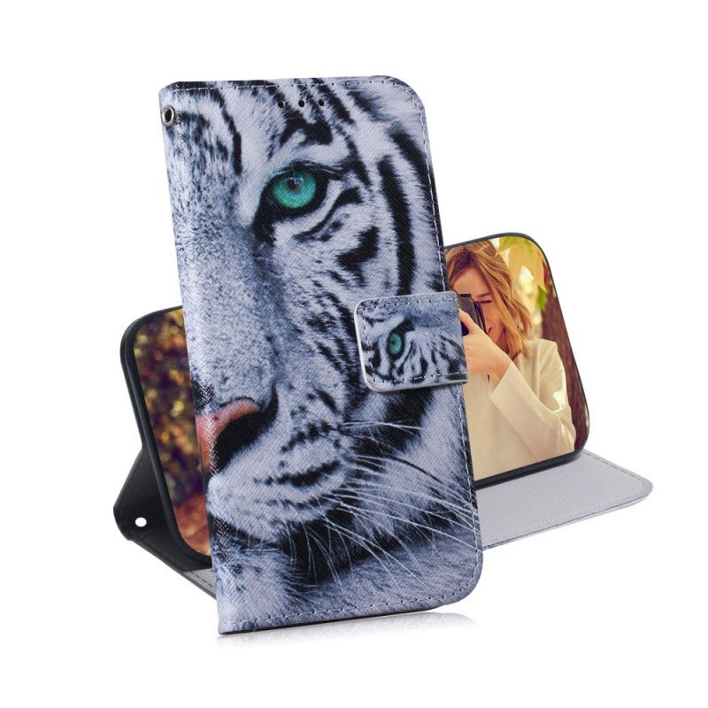 Folio Deksel Xiaomi Poco X3 Tigeransikt