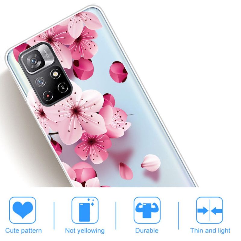 Deksel Xiaomi Redmi Note 11 / Poco M4 Pro 5g Blomster Beskyttelse Deksel