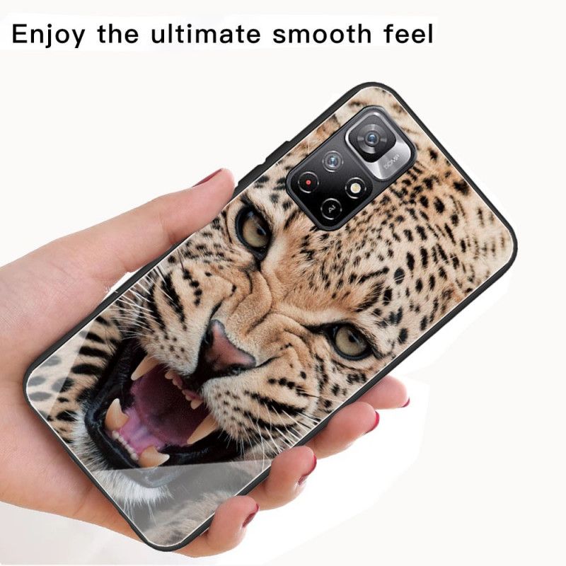 Deksel Xiaomi Redmi Note 11 / Poco M4 Pro 5g Leopard Herdet Glass