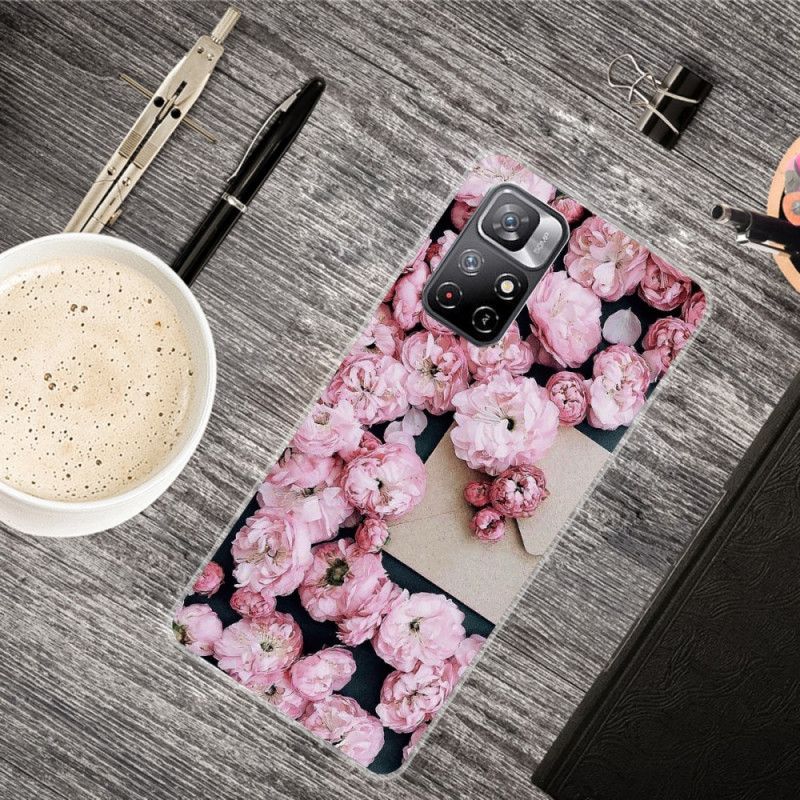 Deksel Xiaomi Redmi Note 11 / Poco M4 Pro 5g Mobildeksel Intense Blomster