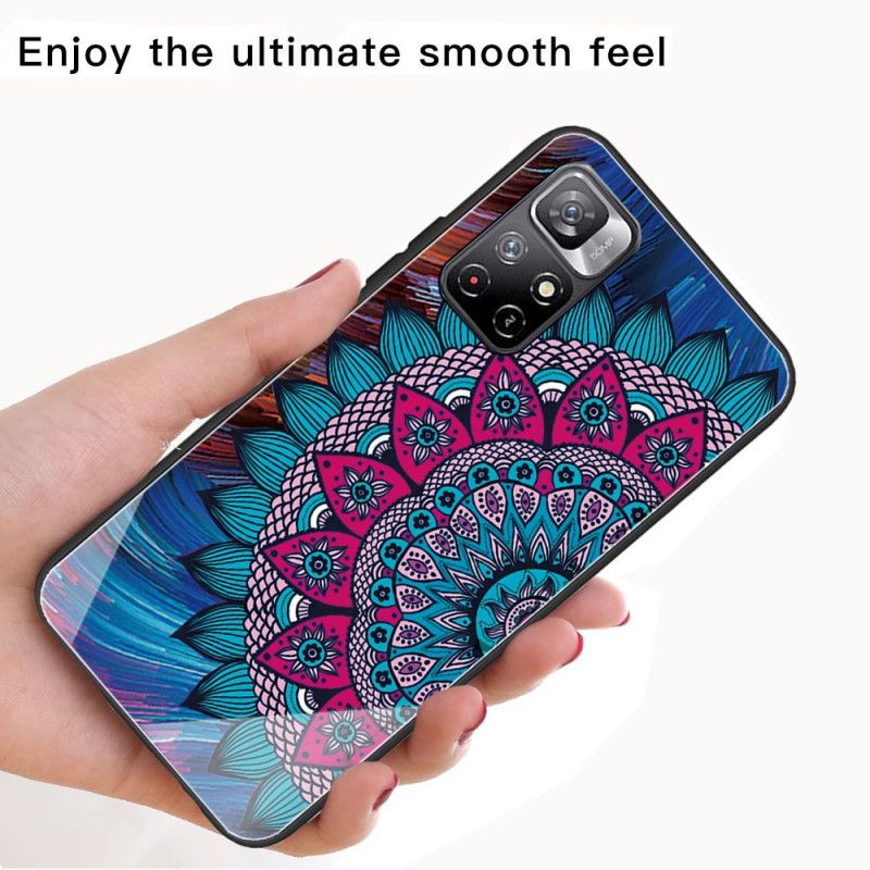 Deksel Xiaomi Redmi Note 11 / Poco M4 Pro 5g Mobildeksel Mandala I Herdet Glass