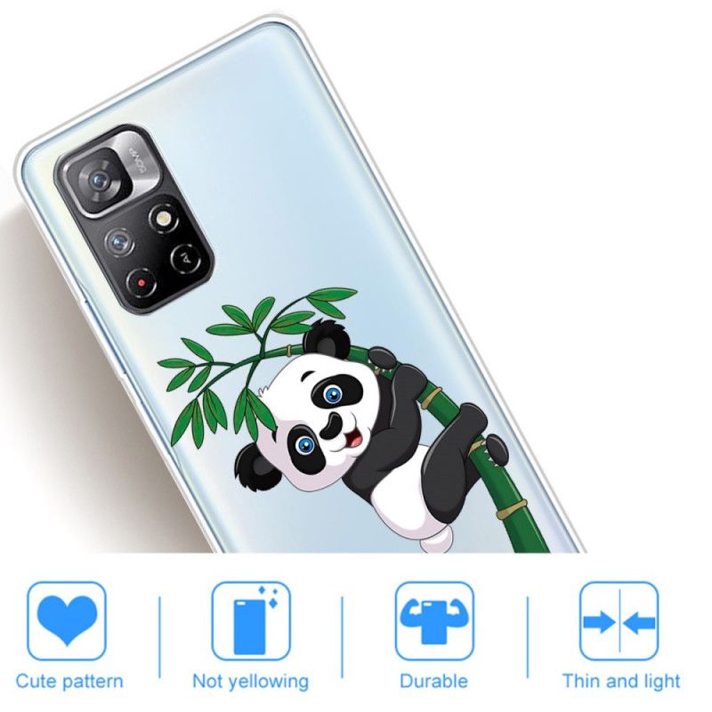 Deksel Xiaomi Redmi Note 11 / Poco M4 Pro 5g Mobildeksel Panda On Bamboo