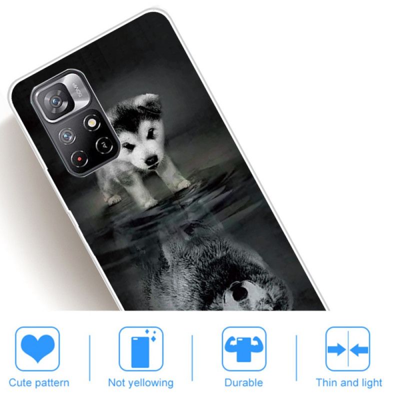 Deksel Xiaomi Redmi Note 11 / Poco M4 Pro 5g Puppy Dream Beskyttelse Deksel