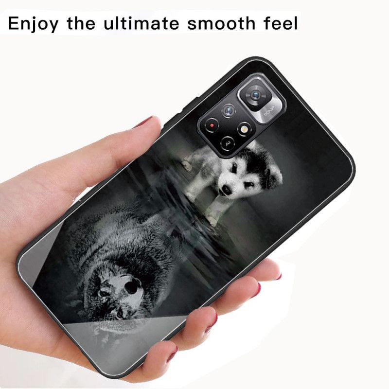 Deksel Xiaomi Redmi Note 11 / Poco M4 Pro 5g Puppy Dream Herdet Glass